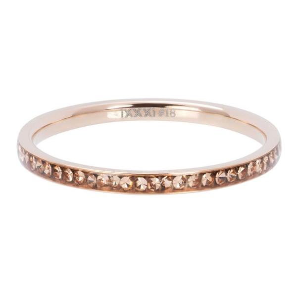 Füllring Zirconia Champagne 2mm